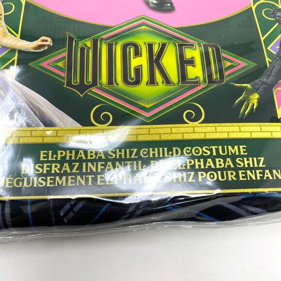 NBCUniversal Girls' Wicked the Musical Elphaba Shiz Classic Costume Dress - Picture 5 of 15